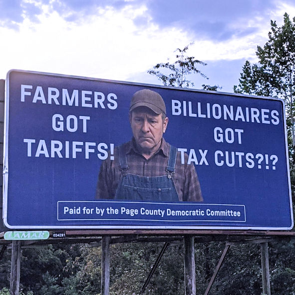 Farmers Got Tariffs Billboard