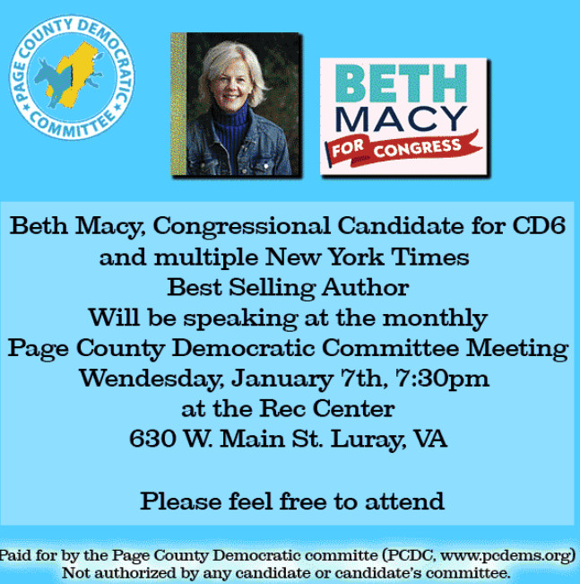 Beth Macy for Congress Beth Macy for Congress