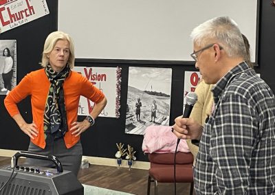 Miles Morimote speaks to Beth Macy