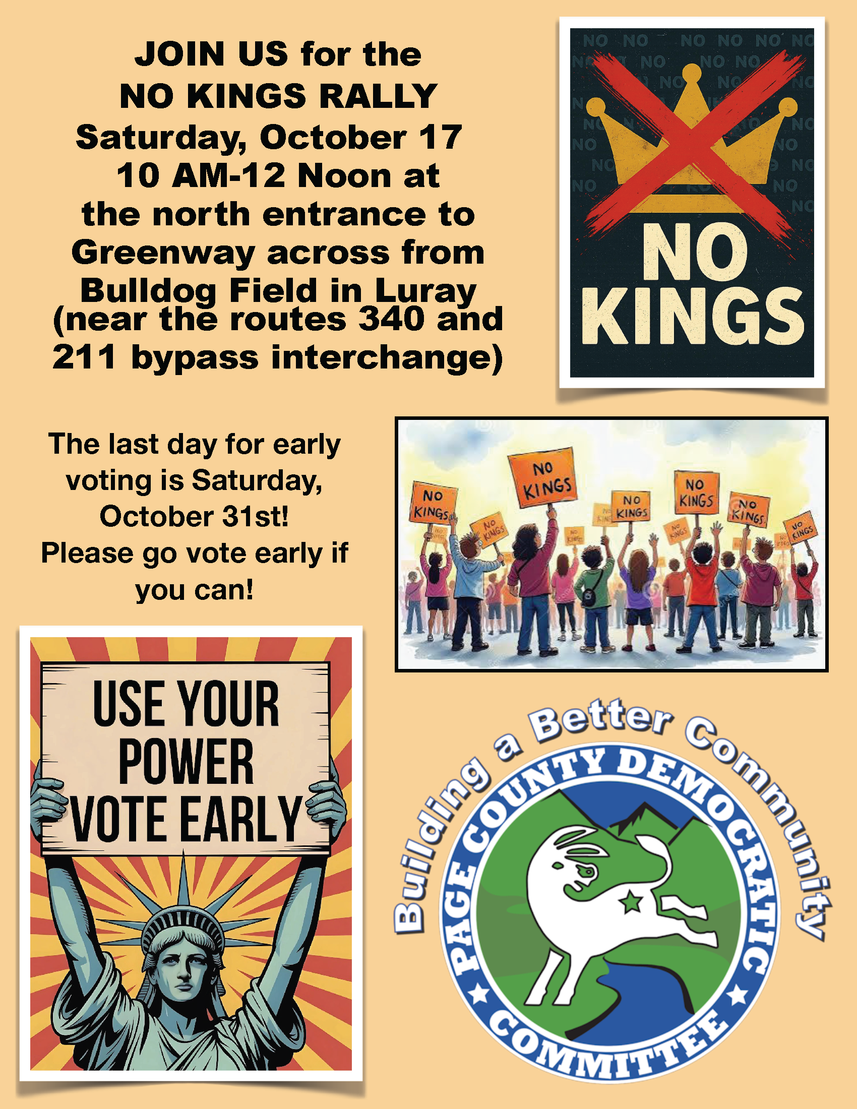 NO KINGS Oct. 2026 Rally